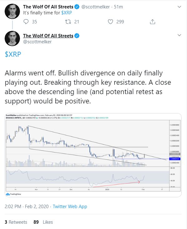 bought xrp on bitstamp with btc now what